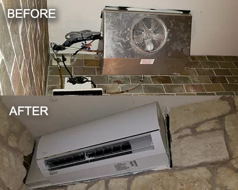 cooling system before and after 1