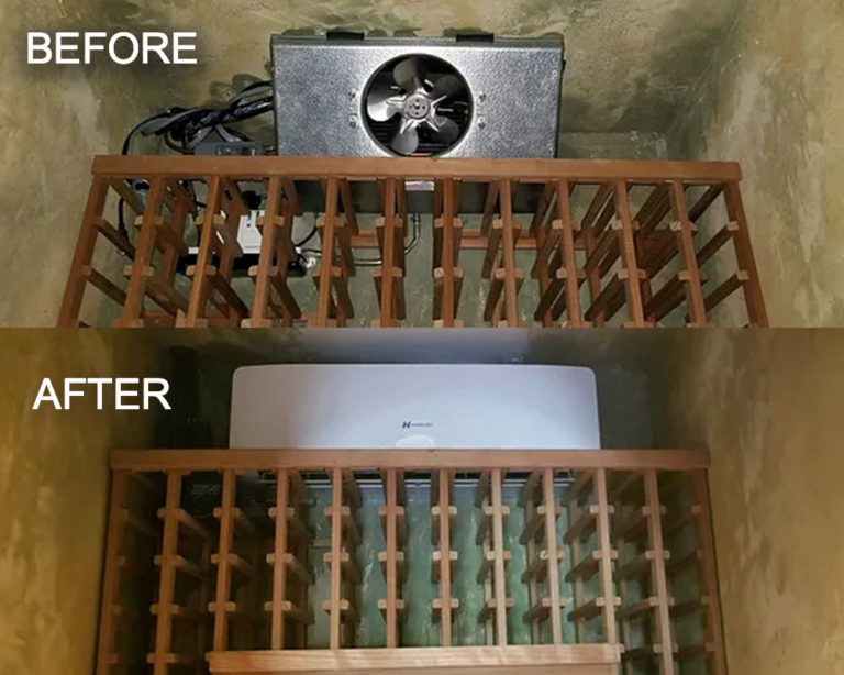 cooling system before and after 2